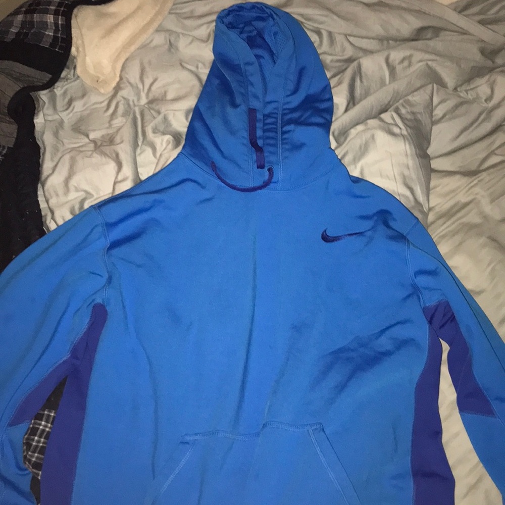 Blue nike hoodie